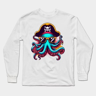 The Pirate Kraken Long Sleeve T-Shirt